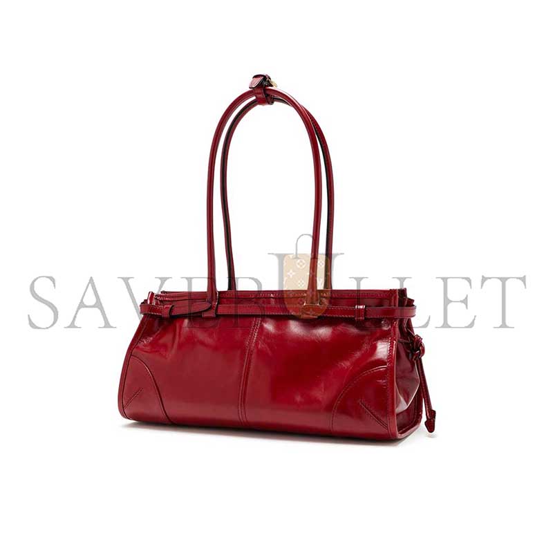 PRADA BONNIE MEDIUM LEATHER HANDBAG 1BA426 (32*15*12cm)
